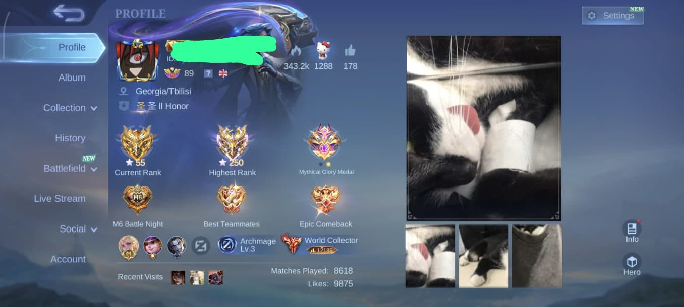Selling MLBB Account